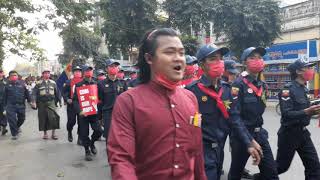 24 february mandalay protest myanmar 2021