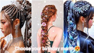 Choose your birthday month 😍💕and se hairstyle Lisa or Lena #princess #outfit #trending #v #aesthetic