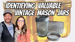 Antique & Vintage Mason Jars | What To Know & Look For When You Find Them! Online Reselling Tips