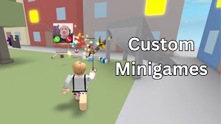 playing custom minigames (roblox; random games 1)