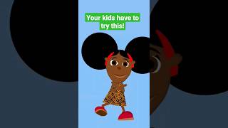 Your kids have to try these dance moves! #afrobeats #dance #kidssong