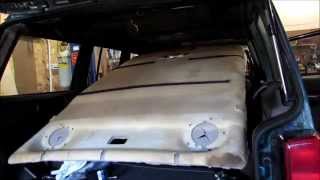 Headliner Replacement Jeep Cherokee Part 2 Complete Process