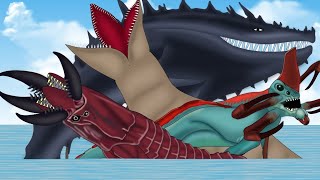 Chelicerote VS Sandworm VS Reaper Leviathan VS Leviathan