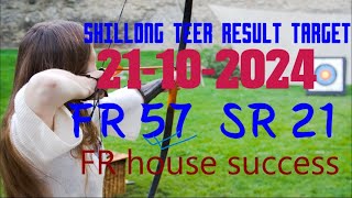 FR 57 👉House Success || Shillong Teer Target Guti_13-10-2024 || @KHASI_Shillong #shillong_teer_live