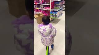 SHE GOT US KICKED OUT STORE ! #shorts #kickedout #wow #anime walmart