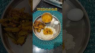 Weight loss thali #ytshorts #food #youtubeshorts #weightlossdiet