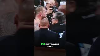 End of the fight Jake Paula vs Mike Tyson, respect for each other