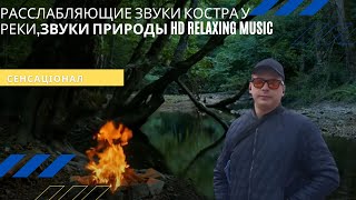 Расслабляющие звуки Костра у реки, звуки природы HD Relaxing Music