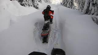 2022-12-03 Snowbiking - Smithbrook, Stevens Pass, WA