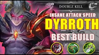 DYRROTH INSANE!!! Brutal Damage Dyrroth One Shot Build, Insane  - Build Top 1 Global Dyrroth ~ MLBB