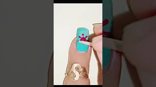 Easy nail art design 💅 #shortsfeed #nailart #simplenails #nailartdesigns #shortsvideo #trending