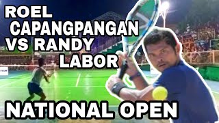 RANDY LABOR BOHOL VS ROEL CAPANGPANGAN BAYUGAN | TOP TENNIS PLAYERS | BABAJANE YAP NATIONAL OPEN