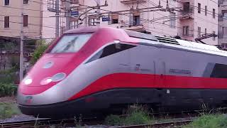 RACCOLTA DI TRENI IN ARRIVO ED IN PARTENZA DALLA STAZIONE DI SALERNO: FRECCIAROSSA, ITALO...