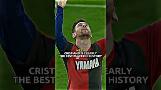 Messi talks about RONALDO