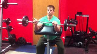 Scott Curl - EZ Bar Reverse Wide Grip