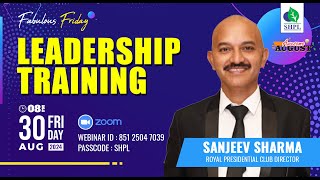 SHPL LEADERSHIP TRAINING BY SANJEEV SHARMA, RPCD