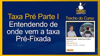 RENDA FIXA - DE ONDE VEM A TAXA PRÉ-FIXADA?