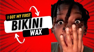 My First Bikini Wax😱 #bikiniwax #waxing #explore