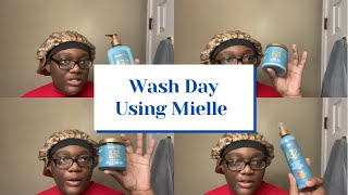 Wash Day Using Mielle Sea Moss Collection On Type 4 Hair