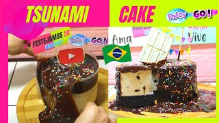 BOLO TSUNAMI 🎂| PASTEL TSUNAMI EN ESPAÑOL 🍰 TSUNAMI CAKE 🍫LAVA CAKE🍰 FAMOSO PASTEL BRASILEÑO