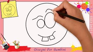 Come disegnare un emoji FACILE & KAWAII passo per passo per bambini 8