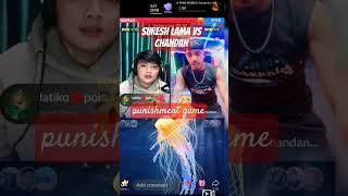 Suresh lama vs chandan punishment game on tik tok live.18/02/2024 #sureshlama #chandan #live