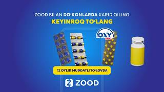 'OXYmed'dan dori-darmonlar💊💉 ZOOD 12 oygacha muddatli to'lovi bilan.