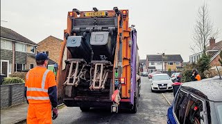 Dennis Elite 6 Bin lorry on General Waste, AUR