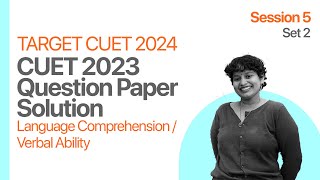 CUET 2023 Question Paper Solution | English | Set 2 | Session 5 | Kerala's #1 CUET | NCET Coaching