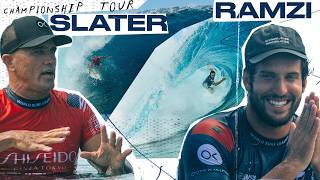 Kelly Slater vs Ramzi Boukhiam - Teahupo’o 2024 Epic Showdown! Full Heat Replay