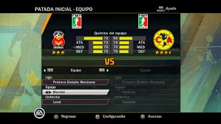 FIFA 11 (PS2) Gameplay - Morelia vs Club America