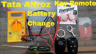 Tata ALtroz/Nexon Key Remote /Keyfob Battery Replacement DIY #tataaltroz #carremote #keylessentry