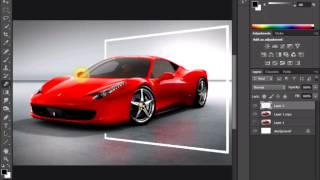 photoshop out of bounds 3d Ferrari tutorial