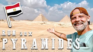 Je cou🆁s autour des Pyramides de Gizeh - LE CAIRE- #run