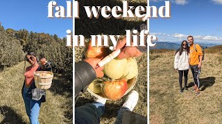 FALL VLOG 🍂  | GRWM, APPLE PICKING,  BAKING A PIE + HIKING | Amani Couture