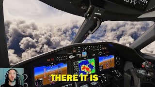 CATEGORY 5 HURRICANE in Microsoft Flight Simulator (CLS-60 Force Feedback Yoke)