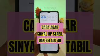 cara agar sinyal hp 4G terus  ‼️ #tutorial #android