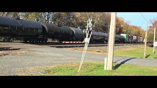 CSXT 5235 Leads M367-?? With a RL K5LA Through Westfield Railfan Park