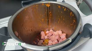 Arroz cocido con salchichas fácil rápido y buenísimo 🤤