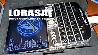 LoraSAT. Voice over Lora in T-Deck