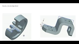 Revolve, Chamfer and Edge Blend Commands in NX