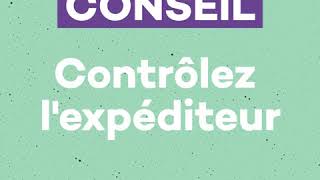 Conseil 2: Contrôlez l'expéditeur (d'un message de votre chef)