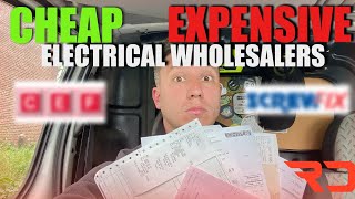 I FIND OUT WHO IS THE CHEAPEST AND MOST EXPENSIVE WHOLESALER! ELECTRICIAN UK