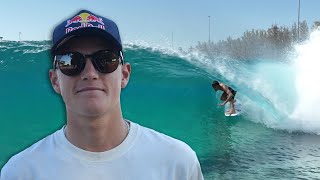 Surf Kelly Slater’s wave pool with Lukas Skinner