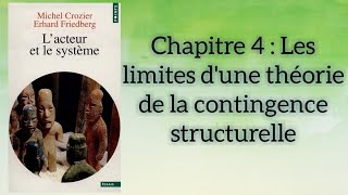 L'acteur et le système, Michel Crozier et Erhard Friedberg. Chapitre 4