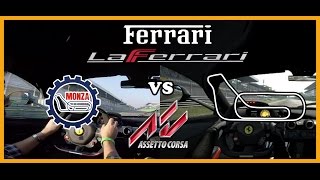 Assetto Corsa vs Real Life - LaFerrari @ Monza