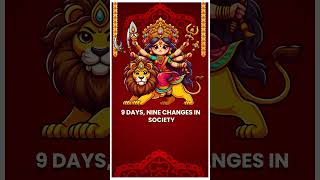 9 Days, 9 Changes: Transforming Society This Navratri"#9Days9Changes #societalchange #empowerchange