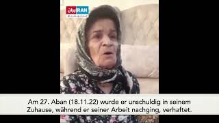 #Saeedyaghoobi Die Mutter von ihm bittet um Aufklärung