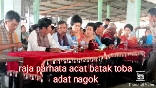 Raja parhata, adat batak toba.