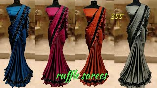 💞amazing ruffle sarees collection💞designer ruffle sarees online shopping💞bollywood ruffle sarees 280